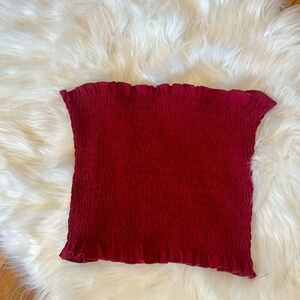 She & Sky Bandeau Crop Top